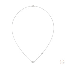 0.10 CT. Bezel Diamond Station Pendant