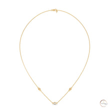 0.10 CT. Bezel Diamond Station Pendant