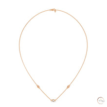0.10 CT. Bezel Diamond Station Pendant