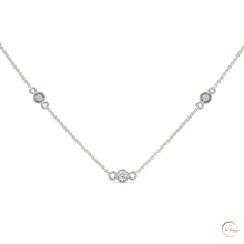 0.10 CT. Bezel Diamond Station Pendant