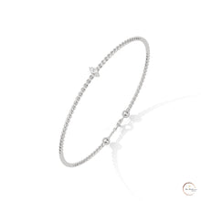 0.10 Ct. Marquise Lab Diamond Bangle Bracelet
