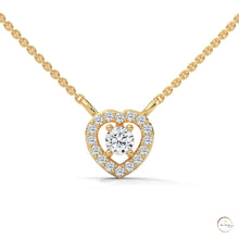 0.20 CT. Heart Diamond Pendant
