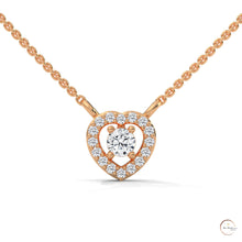 0.20 CT. Heart Diamond Pendant