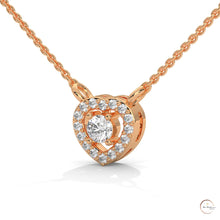 0.20 CT. Heart Diamond Pendant