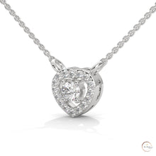 0.20 CT. Heart Diamond Pendant