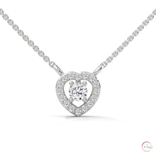 0.20 CT. Heart Diamond Pendant