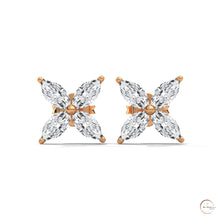 0.20 CT. Marquise Cluster Diamond Studs