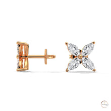 0.20 CT. Marquise Cluster Diamond Studs