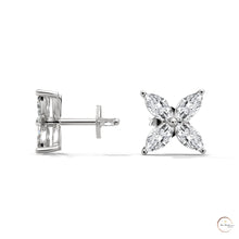 0.20 CT. Marquise Cluster Diamond Studs