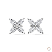 0.20 CT. Marquise Cluster Diamond Studs