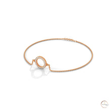 0.20 Ct. Circle Lab Diamond Bracelet Dainty Chain