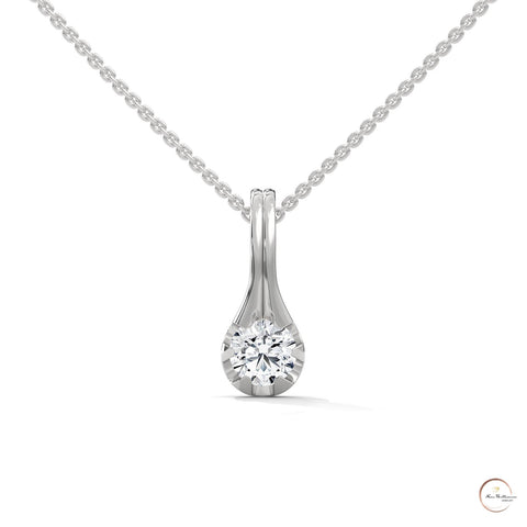 0.25 CT. Lab Diamond Solitaire Pendant