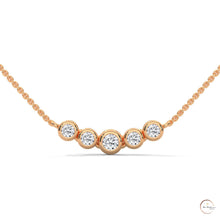 0.30 CT. Five-Stone Diamond Pendant
