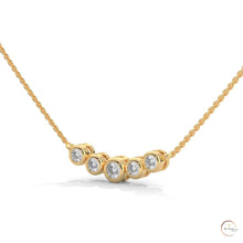 0.30 CT. Five-Stone Diamond Pendant