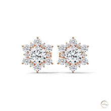 0.30 CT. Floral Cluster Diamond Studs