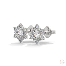 0.30 CT. Floral Cluster Diamond Studs