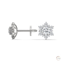 0.30 CT. Floral Cluster Diamond Studs