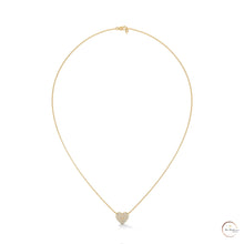 0.30 CT. Heart Pavé Diamond Pendant