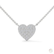 0.30 CT. Heart Pavé Diamond Pendant
