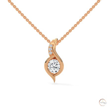 0.30 CT. Lab Diamond Teardrop Pendant