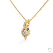 0.30 CT. Lab Diamond Teardrop Pendant