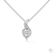 0.30 CT. Lab Diamond Teardrop Pendant