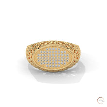 0.30 Ct. Filigree Pavé Lab Diamond Men’s Ring