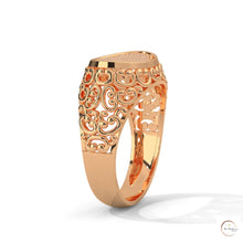 0.30 Ct. Filigree Pavé Lab Diamond Men’s Ring