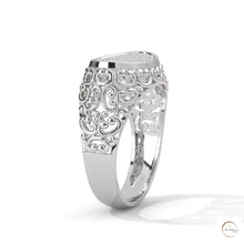 0.30 Ct. Filigree Pavé Lab Diamond Men’s Ring