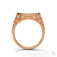 0.30 Ct. Filigree Pavé Lab Diamond Men’s Ring