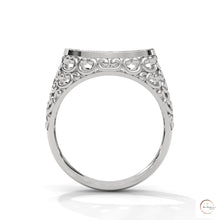 0.30 Ct. Filigree Pavé Lab Diamond Men’s Ring