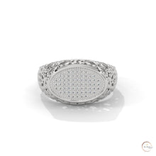 0.30 Ct. Filigree Pavé Lab Diamond Men’s Ring