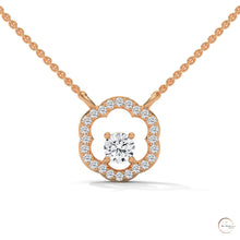 0.35 CT. Floral Diamond Pendant