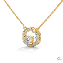 0.35 CT. Floral Diamond Pendant
