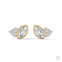 0.35 CT. Marquise Cluster Diamond Studs