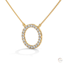 0.40 CT. Diamond Circle Pendant