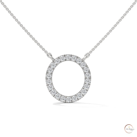 0.40 CT. Diamond Circle Pendant