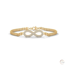 0.40 Ct. Infinity Rope Chain Lab Diamond Bracelet