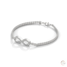 0.40 Ct. Infinity Rope Chain Lab Diamond Bracelet