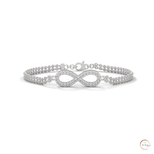 0.40 Ct. Infinity Rope Chain Lab Diamond Bracelet