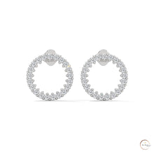 0.50 CT. Circle Diamond Earrings
