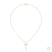 0.50 CT. Diamond Cross Pendant – Lab-Grown Luxury
