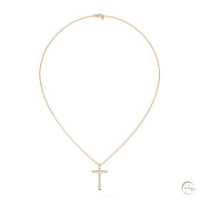 0.50 CT. Diamond Cross Pendant – Lab-Grown Luxury