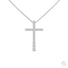 0.50 CT. Diamond Cross Pendant – Lab-Grown Luxury