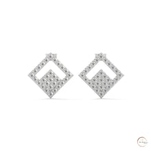0.50 CT. Diamond Geometric Stud Earrings