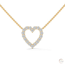 0.50 CT. Heart Diamond Pendant