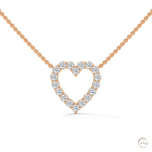 0.50 CT. Heart Diamond Pendant