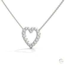 0.50 CT. Heart Diamond Pendant