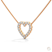 0.50 CT. Heart Diamond Pendant