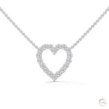0.50 CT. Heart Diamond Pendant